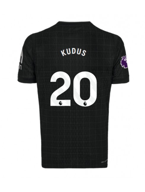 Tottenham Hotspur Mohammed Kudus #20 Replika Borta Kläder 2025-26 Kortärmad Tottenham Hotspur Mohammed Kudus #20 Replika Borta Kläder 2025-26 Kortärmad